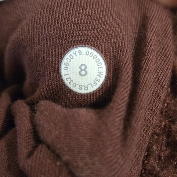 Lululemon textured fleece 1/2 zip red merlot - Picture 2 of 7